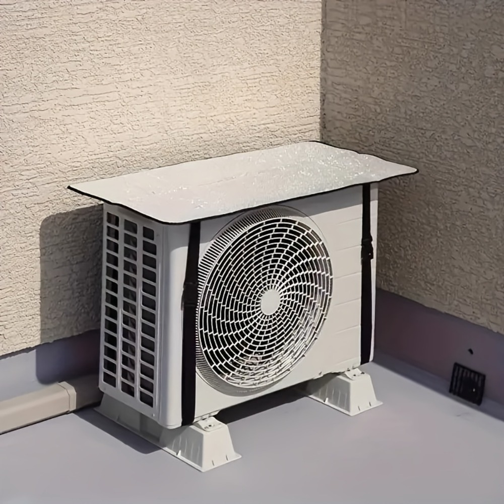 Outdoor Furniture Durable - Silver Waterproof Air Conditioner with Safety