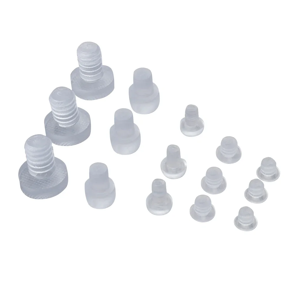 Outdoor Furniture Leg Protectors - 10/20/50/100pcs Clear Furniture Embedded Bumpers Kit