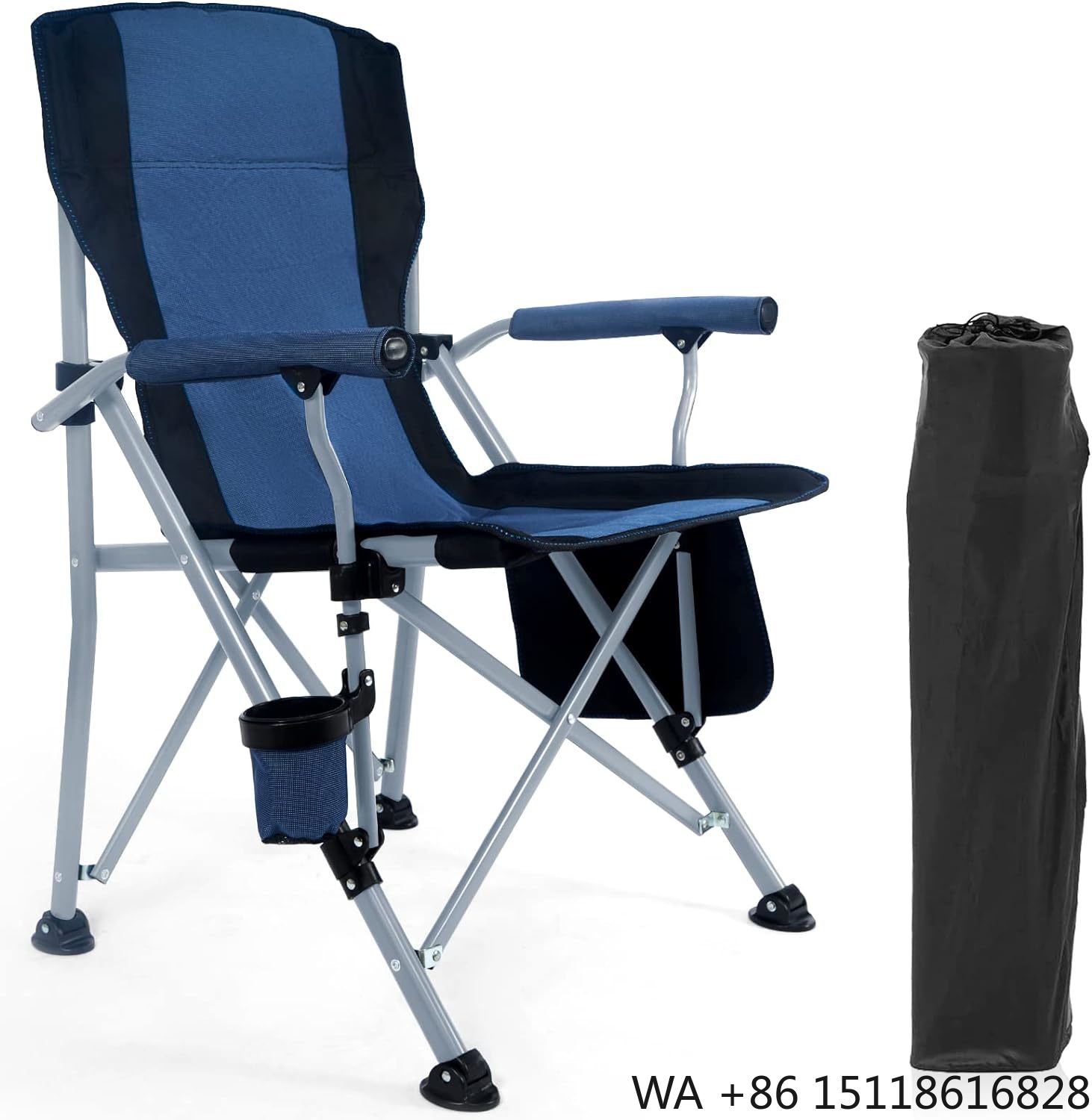 Outdoor Furniture Recliner Set - Outdoor Camping Folding Portable Large Armchair