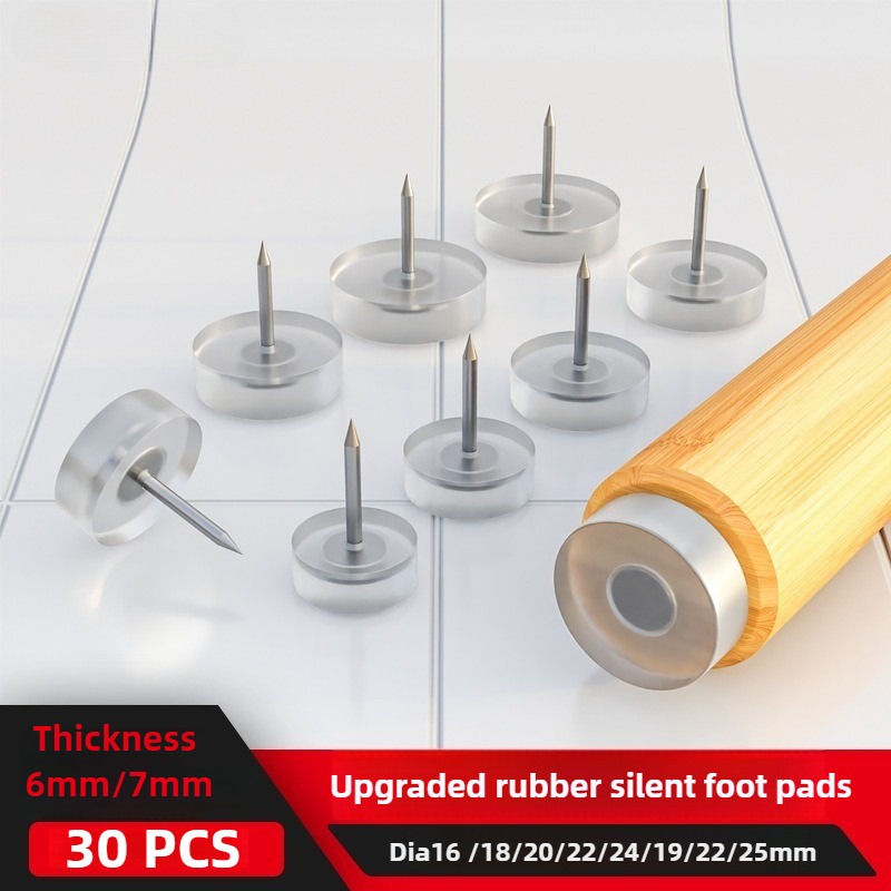 Outdoor Furniture Leg Protectors - 20pcs Furniture Feet Nails Stick-on Glide