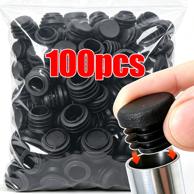 Outdoor Furniture Leg Protectors - 20-100PCS Chair Leg Caps Protector Round