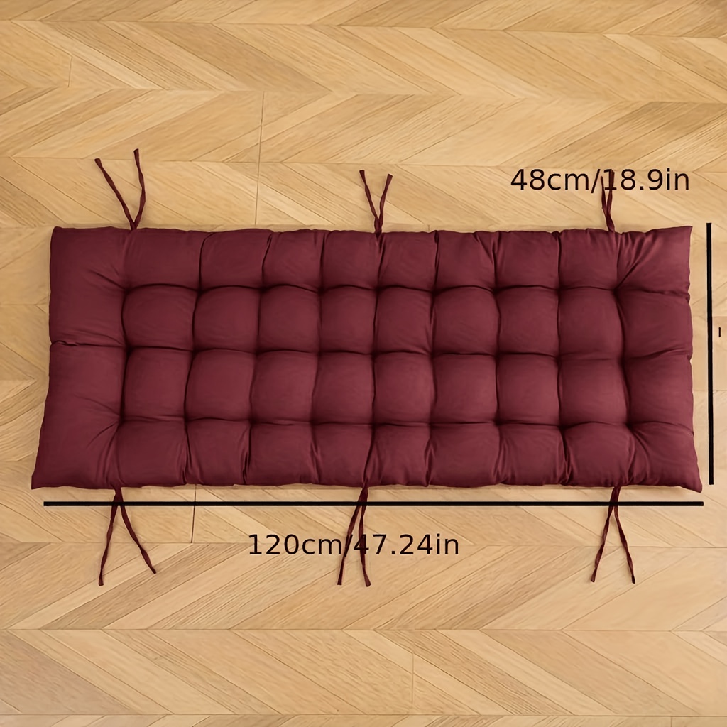 Outdoor Furniture Upholstery - 120x48cm Sofa Seat Cushions Warm Comfortable