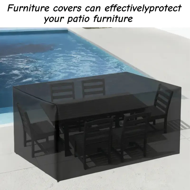 Outdoor Furniture Durable - Heavy Duty Windproof Garden Furniture Cover