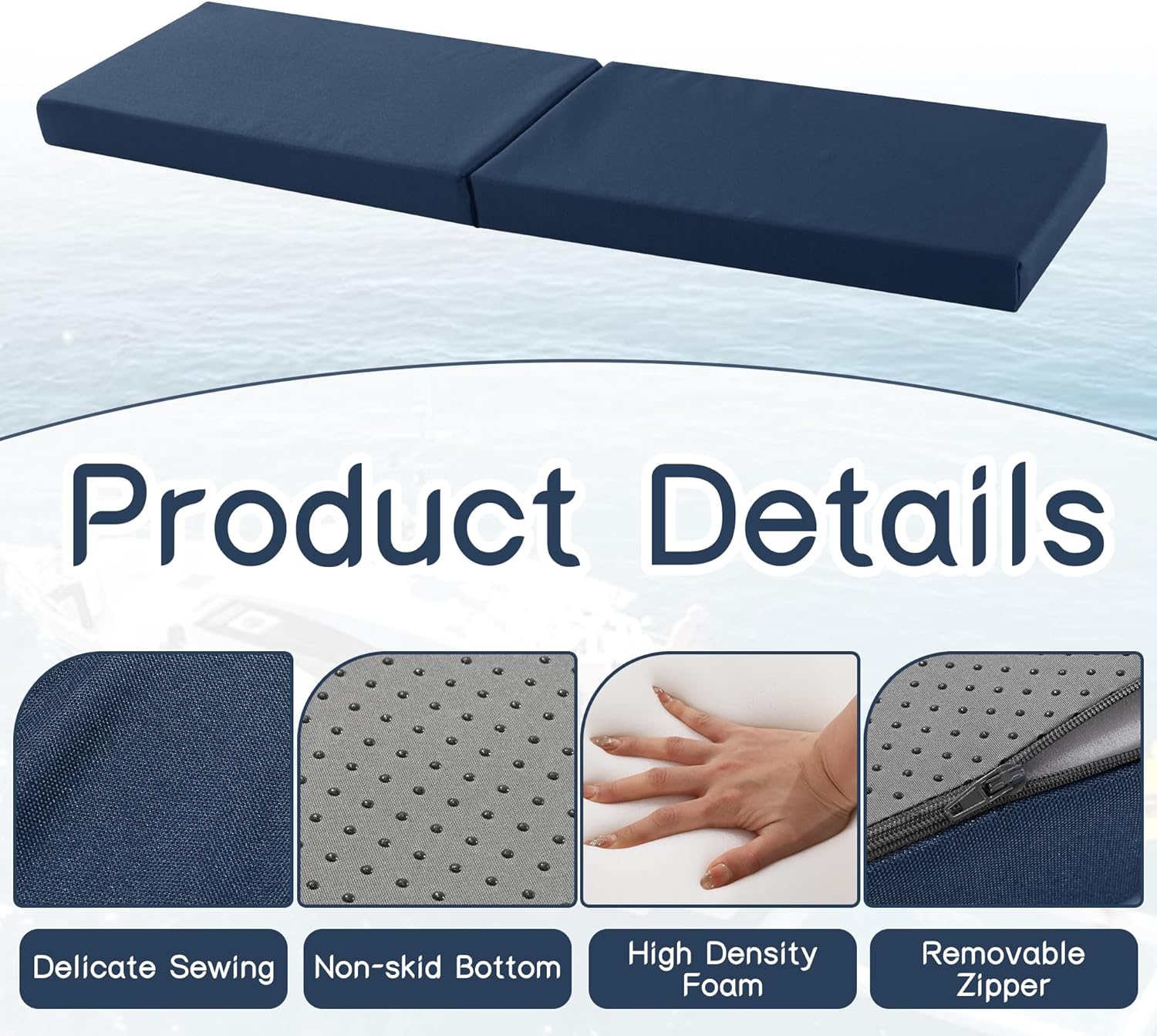 Custom 8cm Thickness Bench Cus - Outdoor Furniture Upholstery review and price
