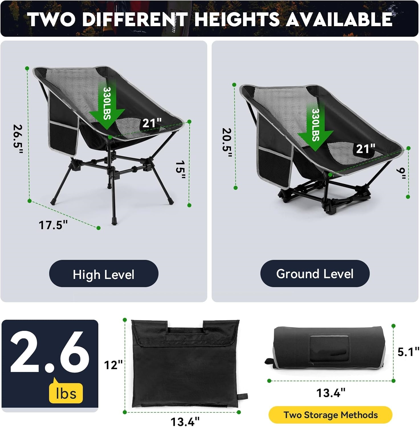 Lightweight Camping Chair,Camp - Outdoor Furniture Recliner Set review and price