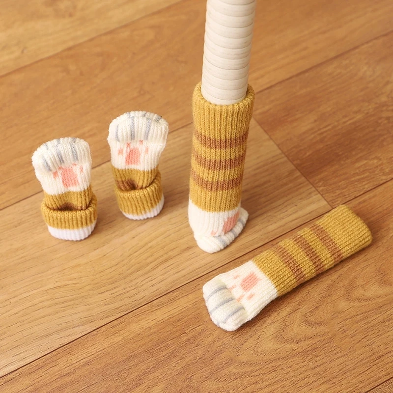 4Pcs/Set Creativity Cat Paw Ta - Outdoor Furniture Leg Protectors review and price