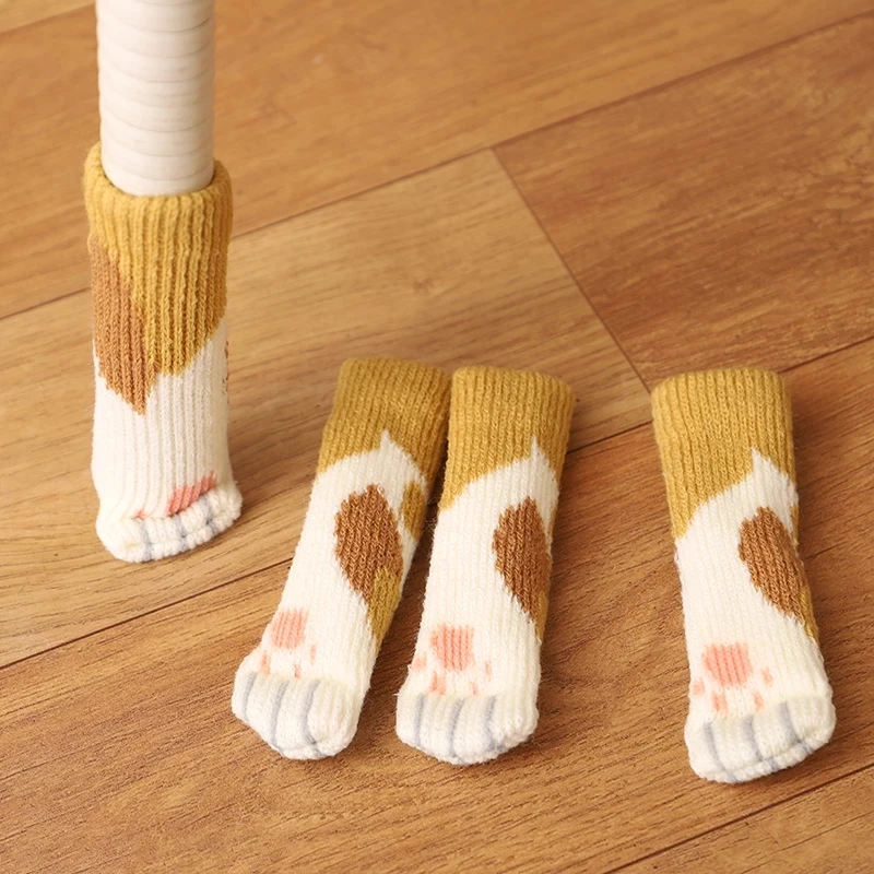4Pcs/Set Creativity Cat Paw Ta - Outdoor Furniture Leg Protectors review and price