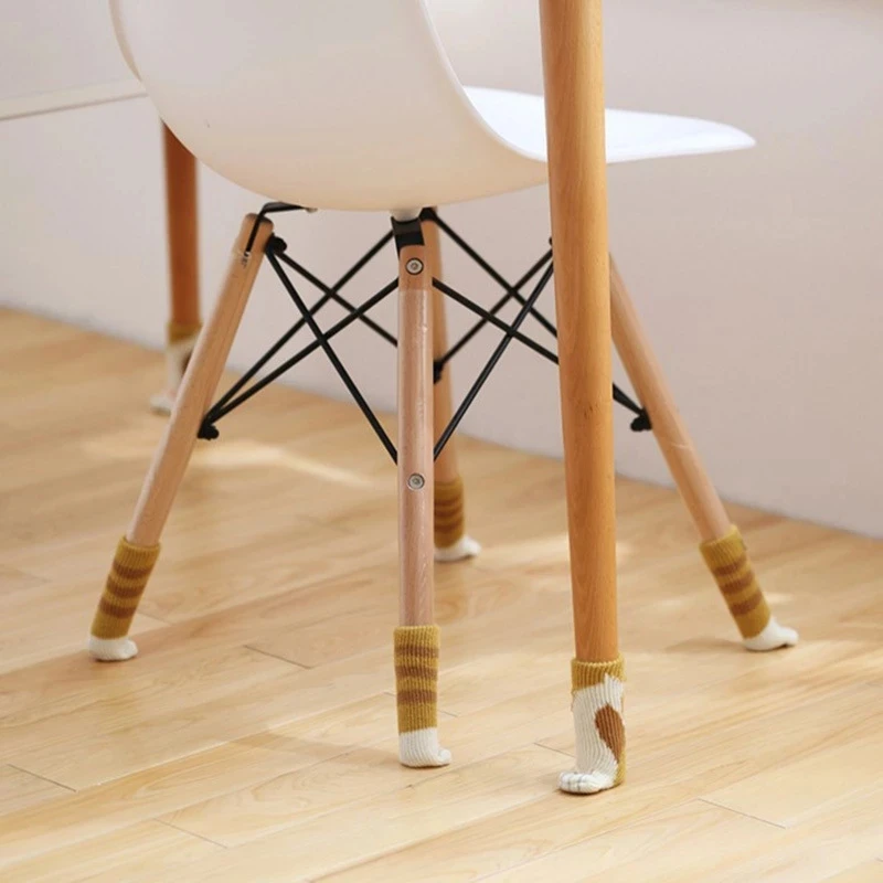 4Pcs/Set Creativity Cat Paw Ta - Outdoor Furniture Leg Protectors review and price