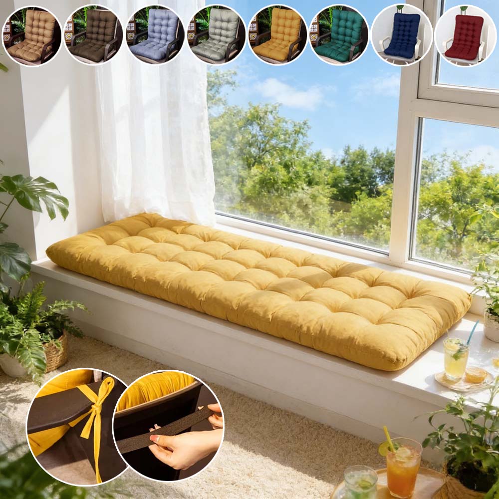 1PC Thick Seat Cushion with St - Outdoor Furniture Upholstery review and price