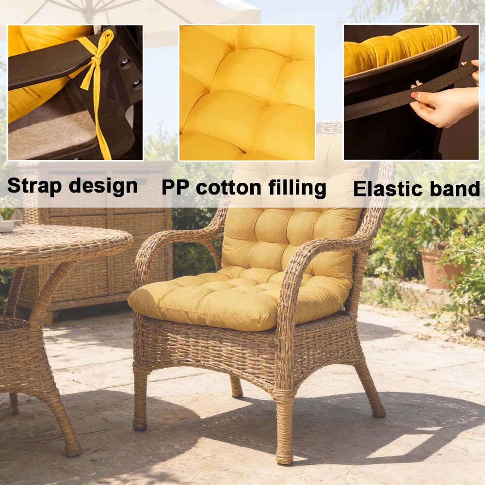 1PC Thick Seat Cushion with St - Outdoor Furniture Upholstery review and price