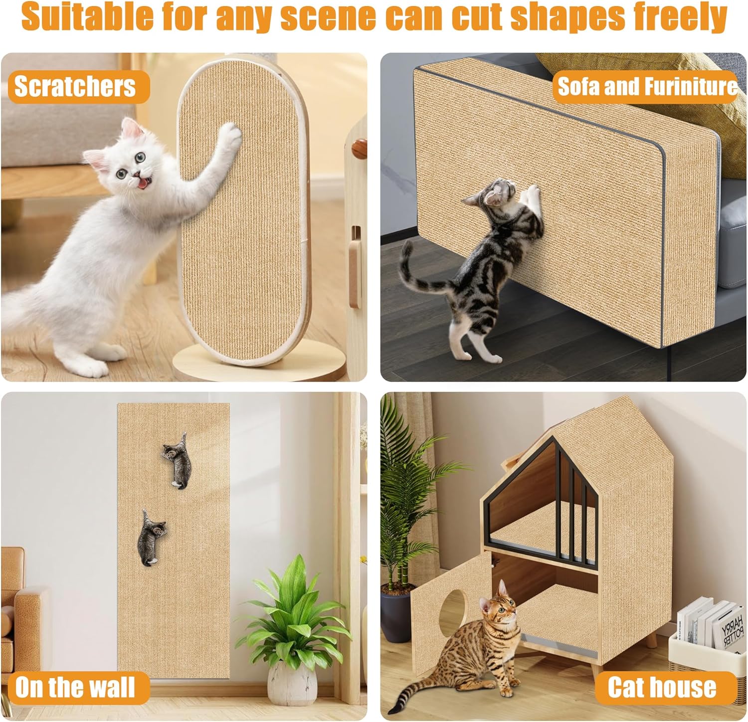 Trimmable Self Adhesive Cat Sc - Outdoor Furniture Leg Protectors review and price