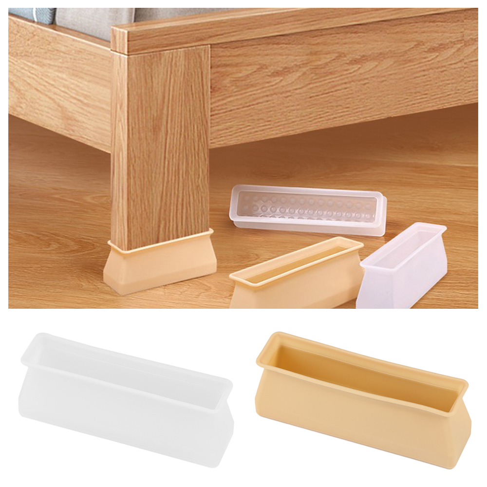 4PCS Silicone Rectangular Feet - Outdoor Furniture Leg Protectors review and price