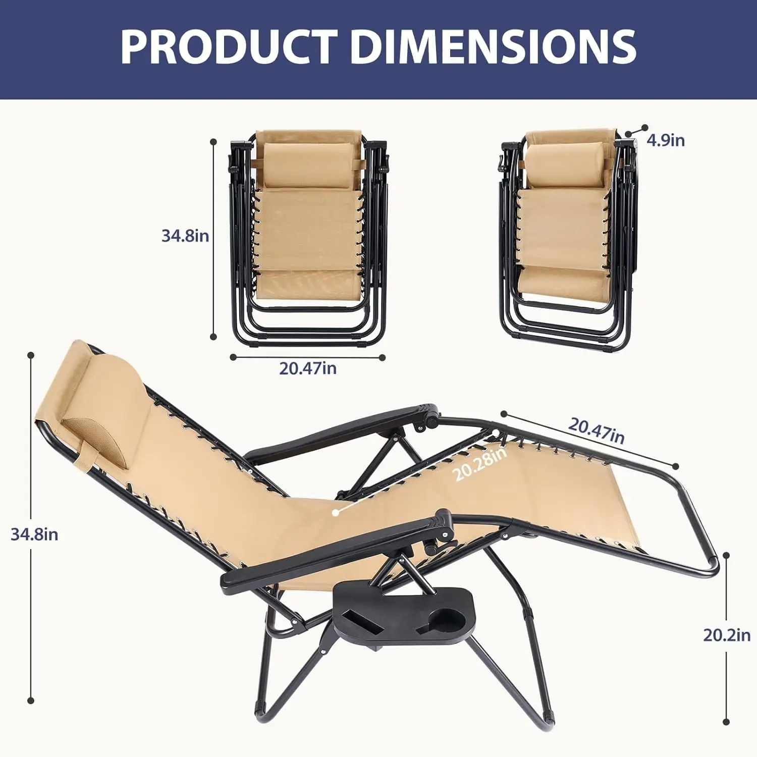Zero Gravity Lounge Chair Set  - Outdoor Furniture Recliner Set review and price