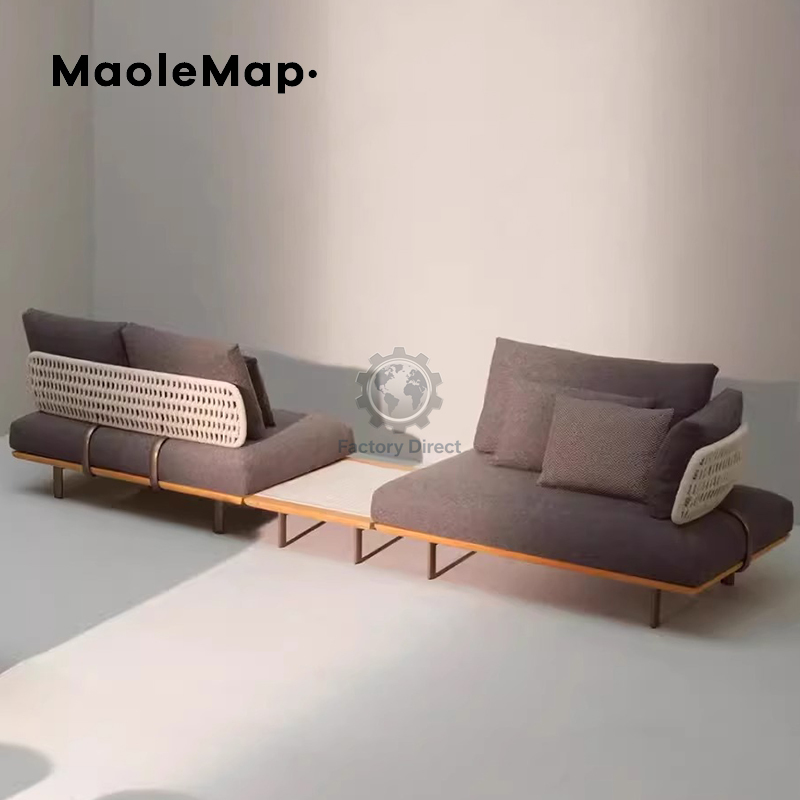 Outdoor Sofa Rattan Teak Combi - Outdoor Furniture Italian review and price